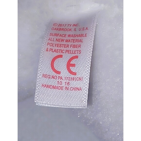 RETIRED  TY beanie Baby Babies Boos Boo's ICY THE SEAL 6 INCH big BLUE eyes - Picture 5 of 8